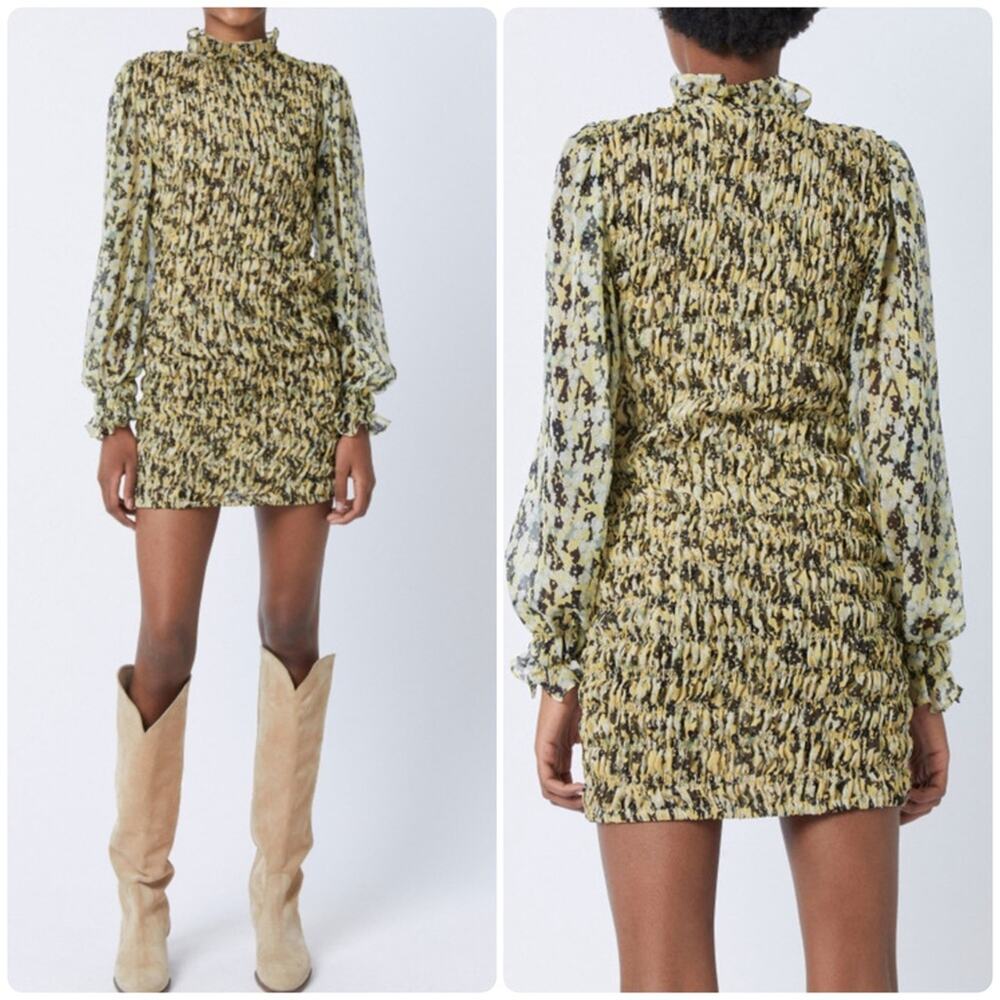 Roseanna Sienna Monaco Dress Light Yellow
